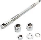 0214-0953 Drag Specialties Chrome Axle Kit
