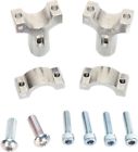 0635-1031 Moose Racing Inner Mount Clamp For Aluminum Handguards Silver