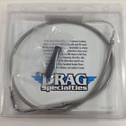 0650-0292 Magnum Chromite Drag Specialties Inch Braided Stainless Throttle Cable Harley