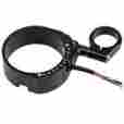 10-305b 07-13 Joker Machine Fork Speedo Side Mount Assembly Solid 49mm Blk Harley Fxdc