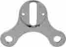 917681 1.875 Drag Specialties Ds Flat Mini Gauge Handlebar Riser Mount Chrome