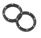 482784 169509 Bikers Choice Inch Black Machined Billet Aluminum Instrument Bezels Biker