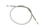 36-0126 Stainless Steel Speedometer Cable For Custom Harley Male Thread