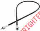67060-79a 06-6109 Biker S Choice Bikers 06-0109 Black Vinyl Speedometer Cable 41.4 Oem 87a