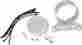 8460672 Drag Specialties Ds Single Instrument Gauge Bracket Chrome Harley-davidson Fxdci Dyna Custom 05