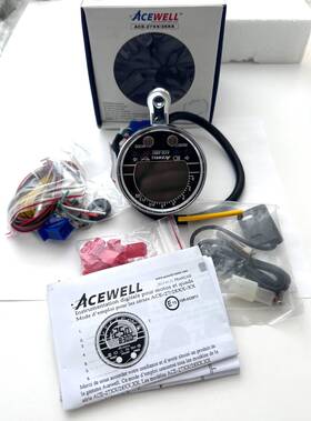 300km Acewell 2801 Speedometer Tachometer Brand New