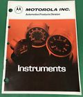 Ap267-77b Motorola Vintage Automotive Instruments Guide Brochure Speedometer Tachometer