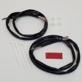 Bpd-12092 Billet Proof Designs 12 Inch Extended Handlebar/ape Hanger Wiring Harness Install Kit For 1996-2006 Ha