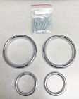 Bzl-3000-ch Dakota Digital New Takeoff Pack Gauge Bezel Kit For Harley