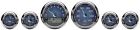 8960-00121-01 Classic Guages Davidson Bagger Harley Blue Premium Medallion