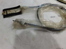 14693 Custom Chrome 47.5 Inch Speedometer Cable Harley Davidson 7/8-18 And 12mm Nut Black