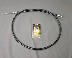 26-80070 Custom Chrome Harley Davidson Stock Length Clutch Cable Fits 1982 Fxr/fxrs 1980-82 Flt/fltc