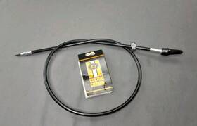 67077-85 Custom Chrome 49624 Cci Black Vinyl Speedometer Cable For Harley Fxe Fxef 67077-84 / 36 Inch