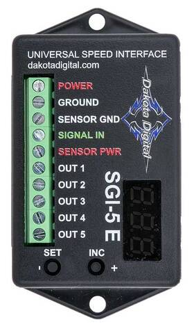 Dakota Digital Dd512 Universal Speedometer And Tachometer Interface Sgi-100bt