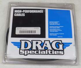 0651-0131 Drag Specialties Black Vinyl 26-1/2 Inch Idle Cable For Harley Softail Fxs