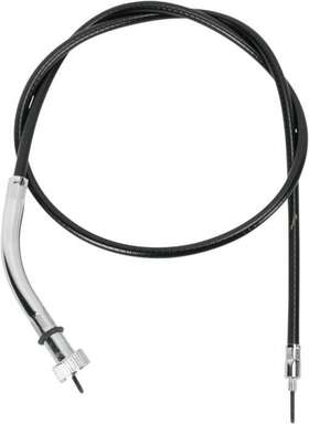 173704 Drag Specialties Black Vinyl Front-wheel Drive Speedometer Cable #173704
