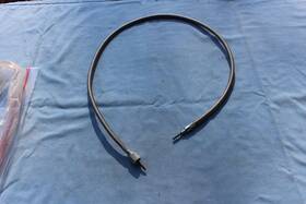 36-2428 Harley-davidson H-d Braided Speedometer Cable Frt. Wheel Drive 12mm Top Nut 34 Inch #36-2428