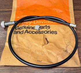 67053-70p Harley Davidson Hd Aermacchi Rapido Mls 1970-71 Speedometer Cable