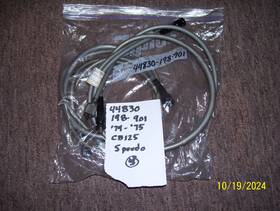 44830-198-901 Honda Nos 1974 1975 Speedo Cable Oem #3