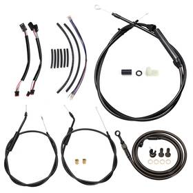 Ibhfxbdzx107 Ironbrotherhood 14 Inch Bar Extention Clutch Cable Set For 12-17 Dyna Switchback Fld No Abs