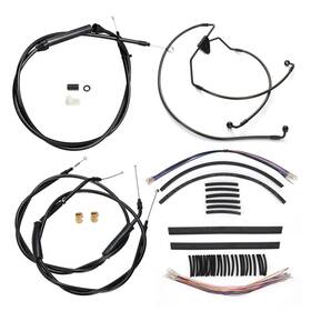 Ironbrotherhood Ibhfxbdzx141 12ftft Handlebar Extension Cable Kit For Harley 2000-2006 Touring Without Abs
