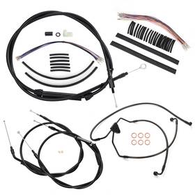 Ironbrotherhood Ibhfxbdzx142 14ftft Handlebar Extended Cable Kit For Harley 00-06 Touring Road Glide King N/abs