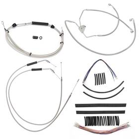 Ironbrotherhood Ibhfxbdzx143 Touring 14ftft Bar Extended Cable Kit For Harley 00-06 Electra Street Glide No Abs