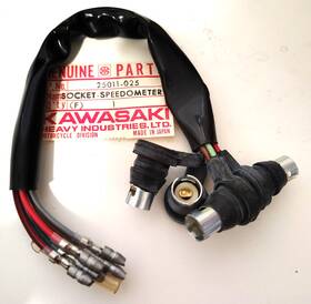 Kawasaki 25011-025 Speedometer Socket G3tr 1969-1970 G3ss 1969-1974 New