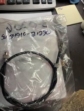 Kayo 28-0306 34910-21230 Suz Speedo Cable 1973-7 Ts100/125 Tc100/125