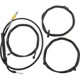 La Choppers La-8056kt2-13m Midnight Complete Brake Line Kit 12-14 Inch Apes 21-22 Flh