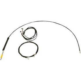 La Choppers La-8060kt3-19b Black Complete Plug-and-play Cable Kit 18-20 Inch Bars 17-20 Touring