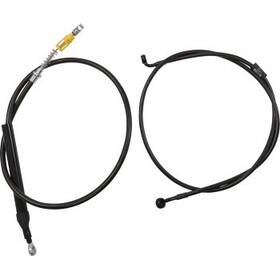 La Choppers La-8156kt2-16m Midnight Complete Brake Line Kit 15-17 Inch Apes 18-22 Softail