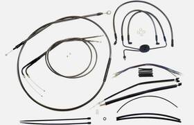 Magnum Shielding 0610-0991 2012-2017 Harley Fat Bob Fxdf Control Cable Kit For 15-17in Ape