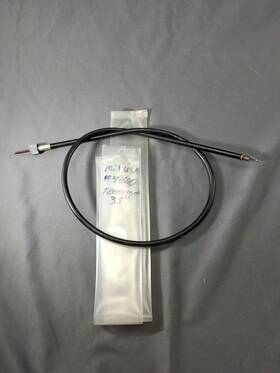 49600 Mid Usa Harley 1981-1995 Fl Fx Softail Spedo Cable Black Vinyl 34 1/4 Inch Housing -mid