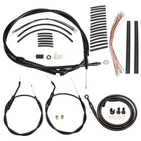 Mokfxbdzx37 Mokitdora 14 Inch Handlebar Clutch Cable Brake Line For 2007-2008 Dyna Wide Glide Fxdwg No Abs