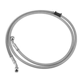 Motoforti A22030400ux0036 55.12 Inch Length 10mm Id Motorcycle Hydraulic Silver Tone