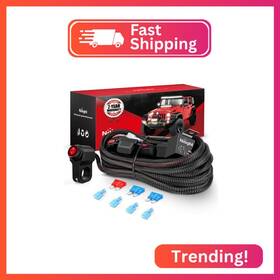Nilight 10319w Wiring Harness Kit Nylon 16 Awg 2 Leads 12v Motorcycle Handlebar Switch