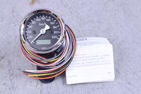Nova Mmb 686337 Custom Chrome Mini Speedometer 48mm 220kmh