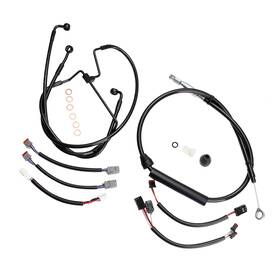 Precisionride Prfxbdzx045 Extended Clutch Cable Kit For Touring Ultra Limited 2021-2023 No Abs 14 Inch Bar