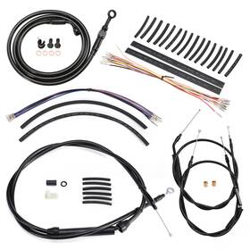 Prfxbdzx067 Precisionride 14ftft Extended Throttle Idle Brake Line Cable Kit For Softail Standard 2007-2010