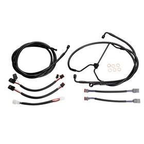 Precisionride Prfxbdzx072 Harley Extended Cable Kit For Touring Road Glide 2017-2020 12 Inch Bar Without Abs
