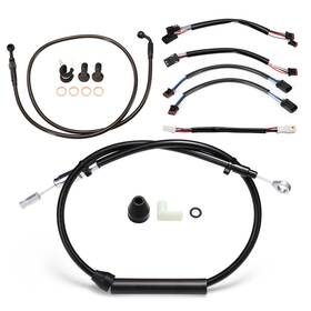 Precisionride Prfxbdzx080 Softail 16ftft Extended Cable Kit Throttle Cables For Harley 2018-up Heritage Slim
