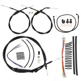 Prfxbdzx12 Precisionride 12ftft Dyna Extended Cable Kit Throttle Idle For Harley 2007-2009 Low Rider