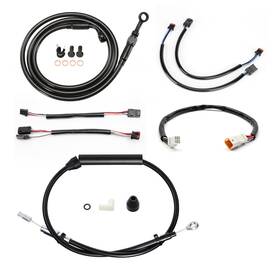 Prfxbdzx18 Precisionride Bar Extended Can-bus Wire Clutch Cable For Harley 18-up Street Bob 16 Inch N/abs