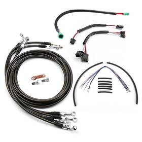 Prfxbdzx27 Precisionride 14ftft Bar Extended Clutch Cable Kit For Harley Road Glide Fltr 14-15 With Abs