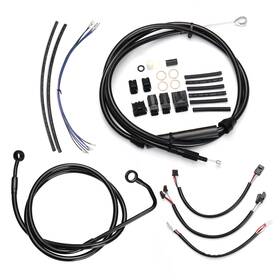 Prfxbdzx60 Precisionride Softail Extension Cable Kit For Harley Fat Bob Breakout Deluxe 16-17 With Abs 14ftft