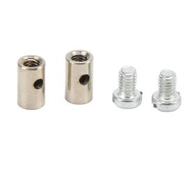Acoutoezwgtn9i581737 Sabz Co. Solderless Cable Nipples 6mm/0.2in Motorcycle Throttle Nippl