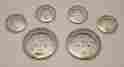Ss5738 Racer Performance Hot Rod 6 Pc Gauge Set Electronic Speedo