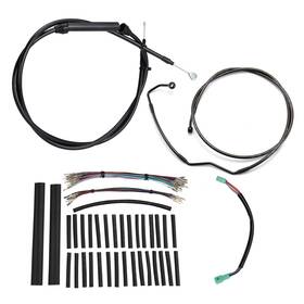 Wgs3fxbdzx42 Steelthounor 12 Inch Bars Extended Clutch Brake Throttle Lines For Electra Glide 08-13 Abs