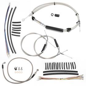 Steelthunor Sgwfxbdzx152 Throttle Clutch Cables For Harley 2004-2006 Sportster Xl No Abs With 14 Inch Bar